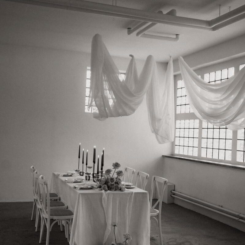 Tischdecke eckig fließend