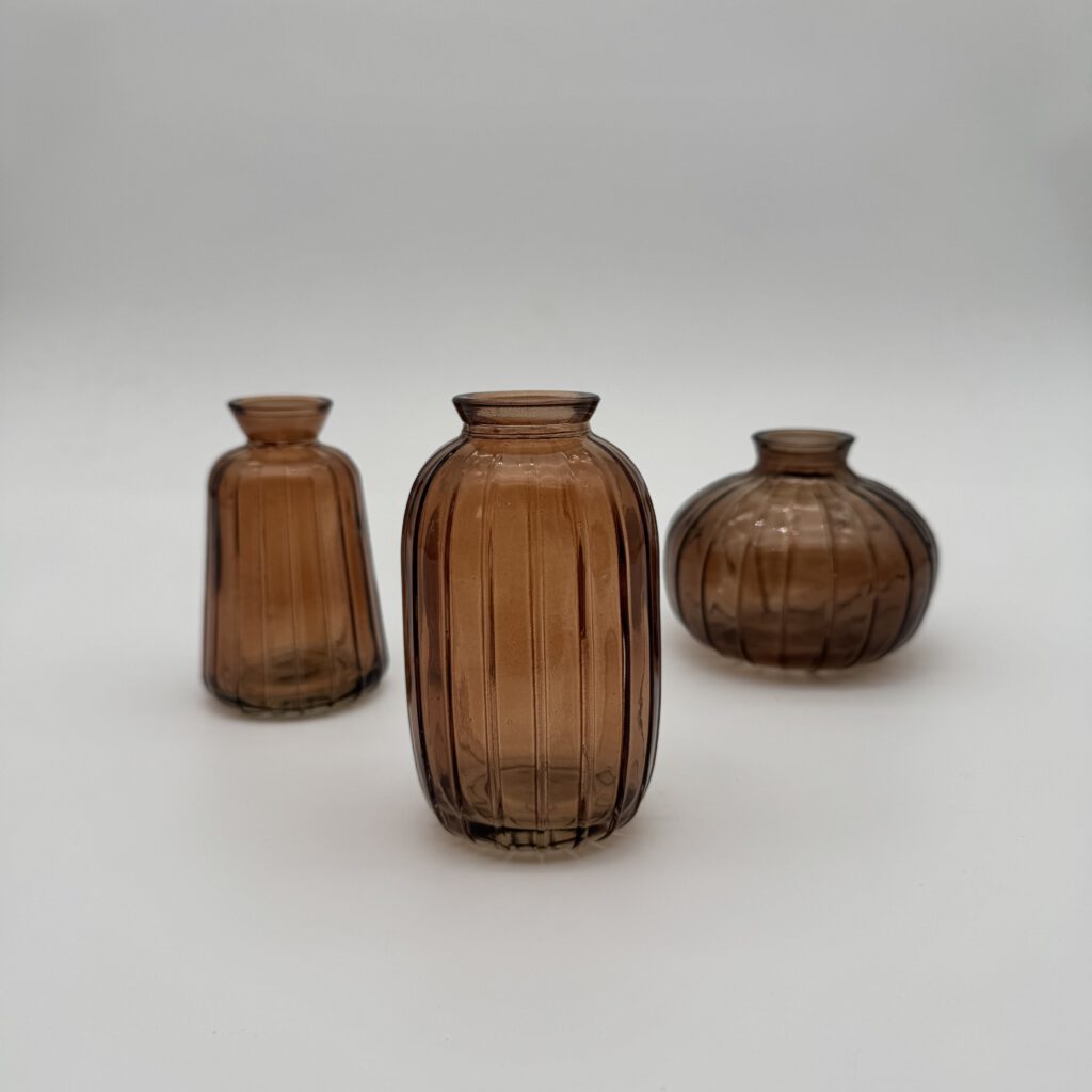 Vase braun
