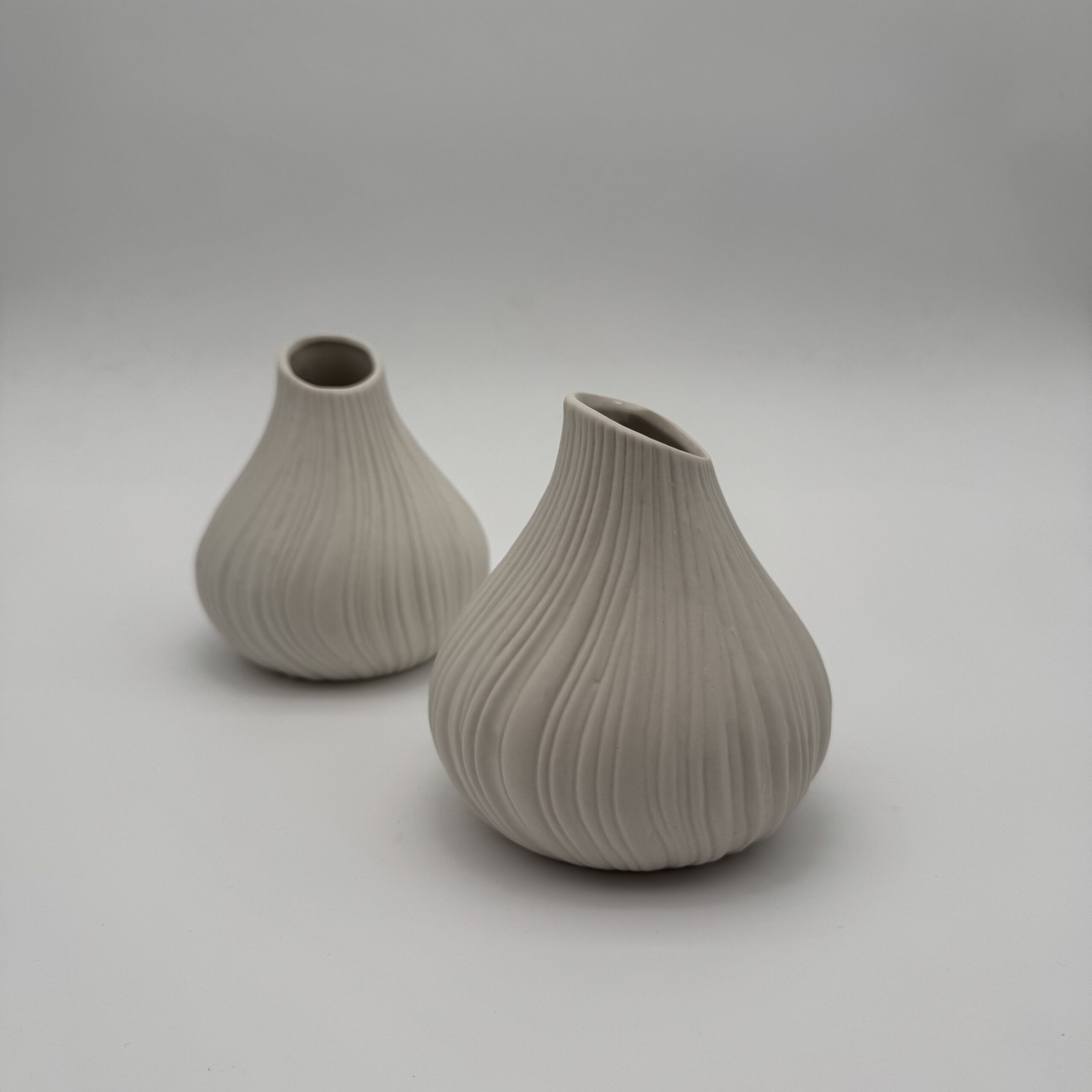 Porzellan Vase gerillt 1