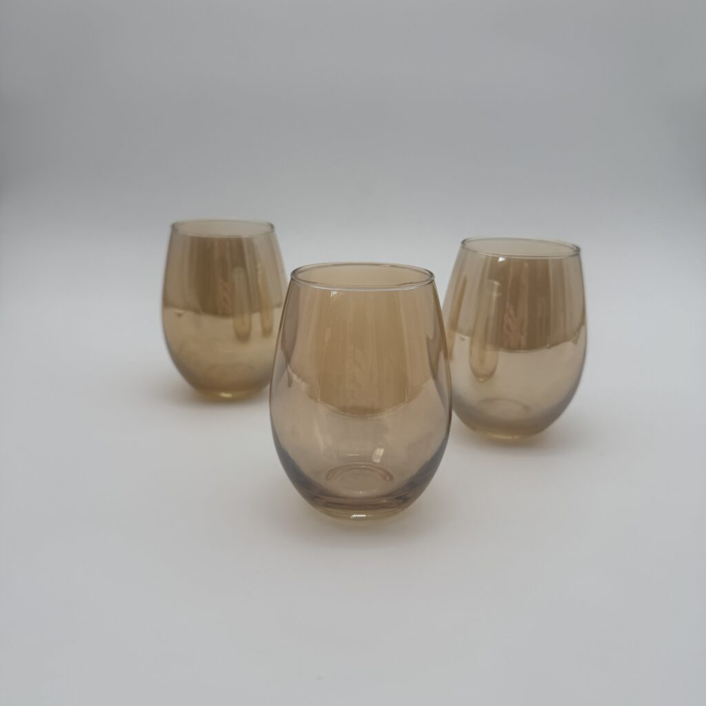 Teelichtglas gold