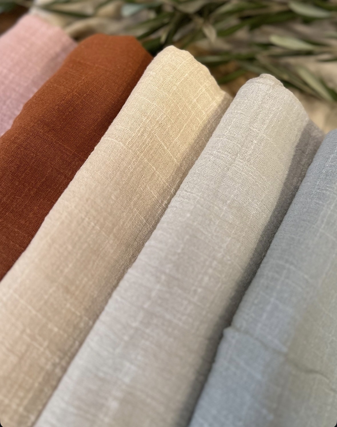 Musselin Gauze Tischläufer