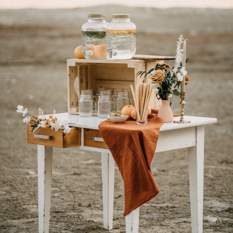 Vintage Tisch Hochzeit